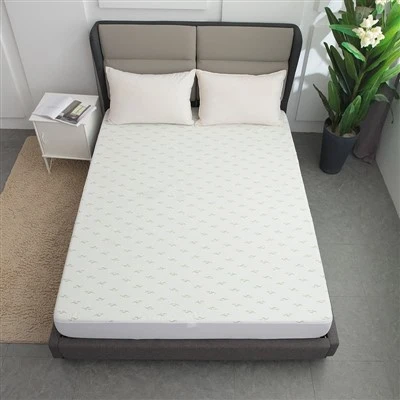 Bambuk jakkardli matras himoyachisi